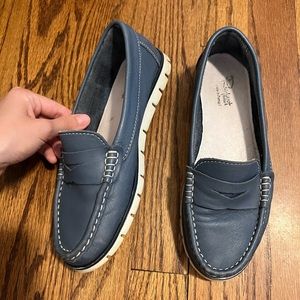 Respect loafers/flats | Size EU36 | Color Blue | Made in Portugal | Soft leather